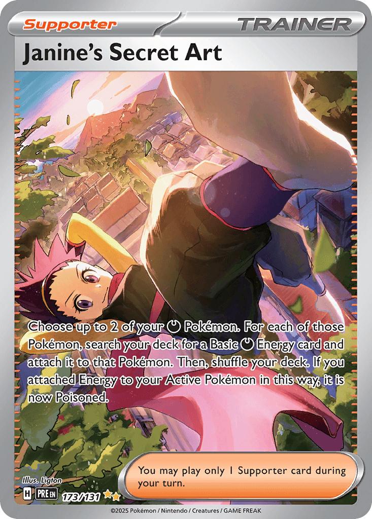 Janine's Secret Art from Prismatic Evolutions