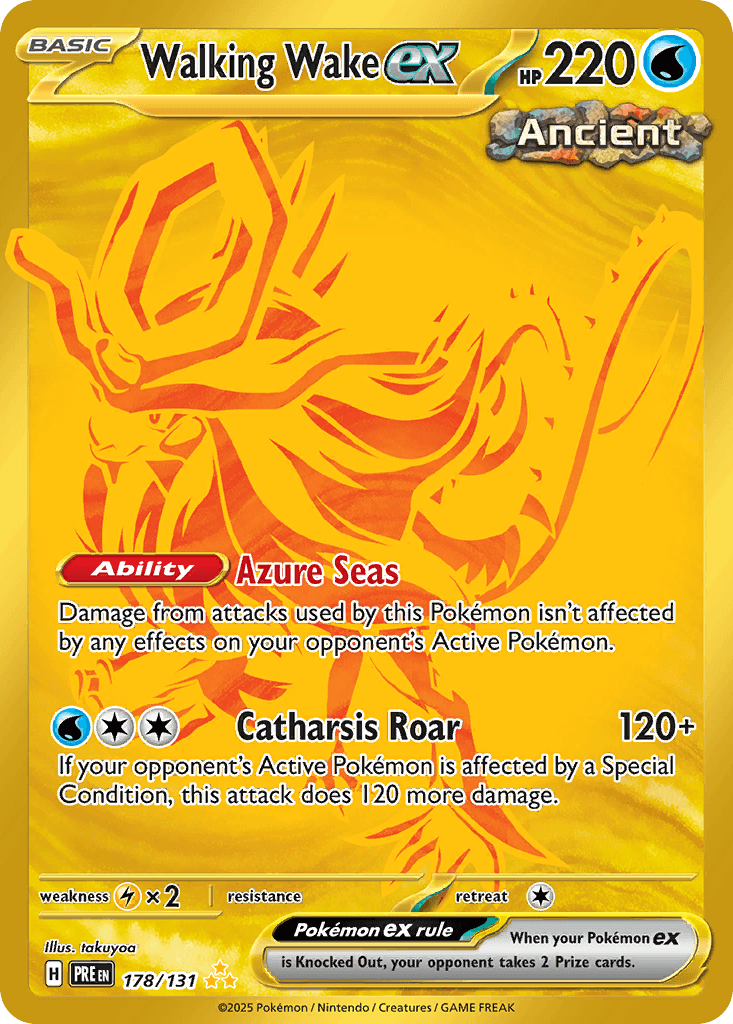 Walking Wake ex from Prismatic Evolutions