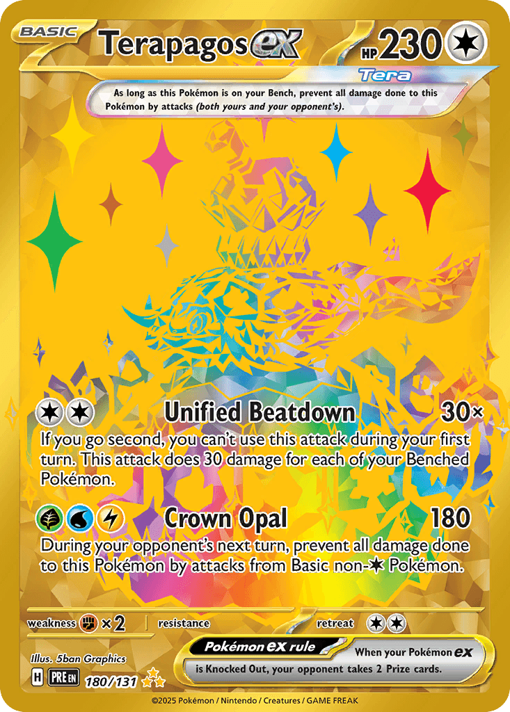 Terapagos ex from Prismatic Evolutions