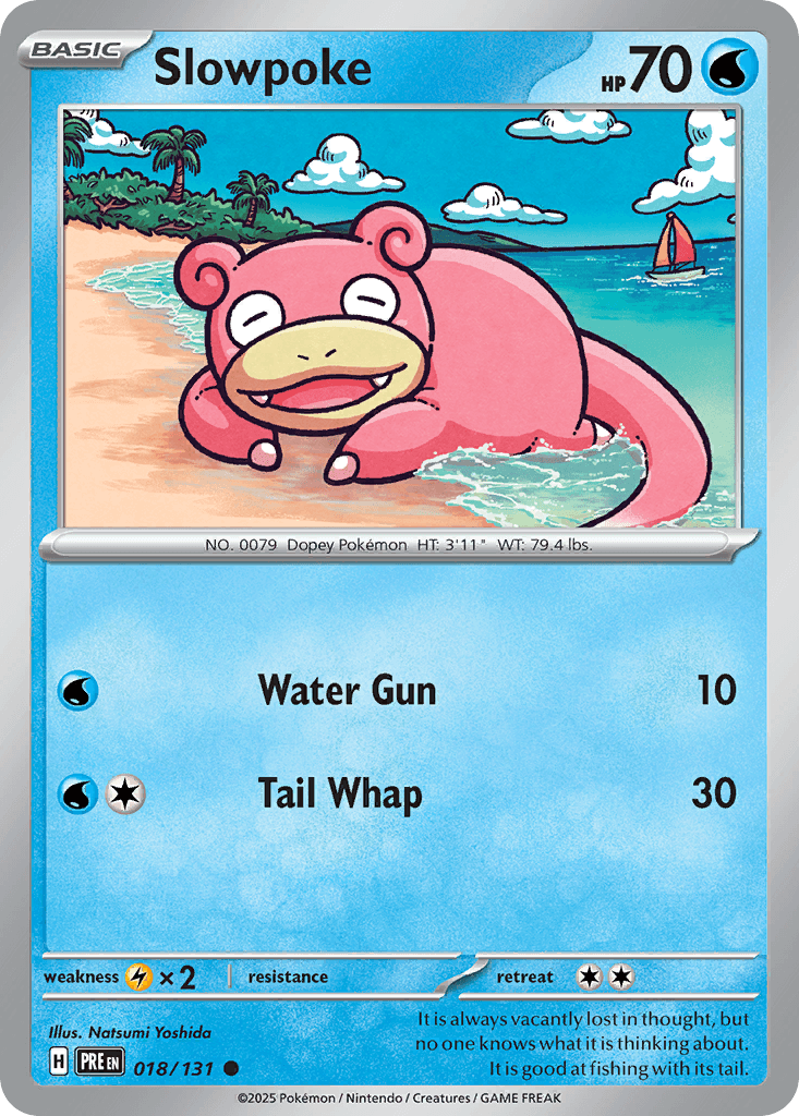 Slowpoke from Prismatic Evolutions