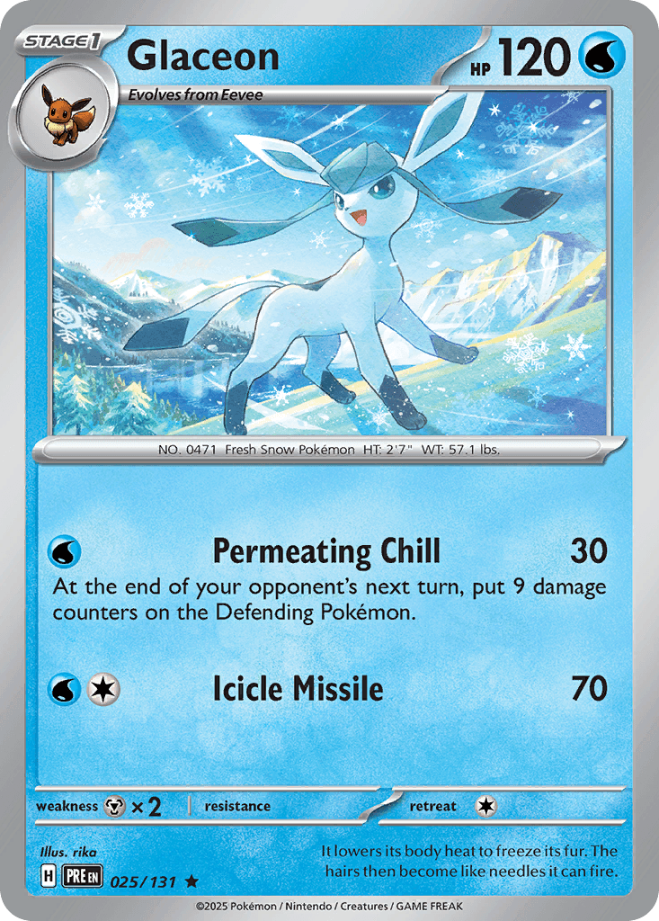 Glaceon from Prismatic Evolutions