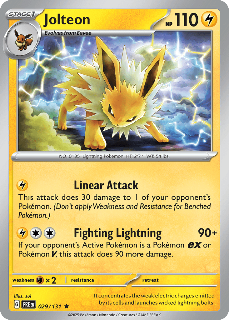 Jolteon from Prismatic Evolutions