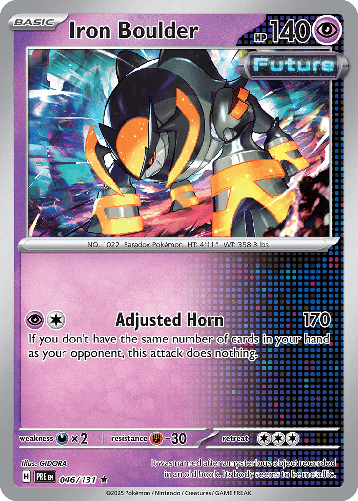 Iron Boulder from Prismatic Evolutions