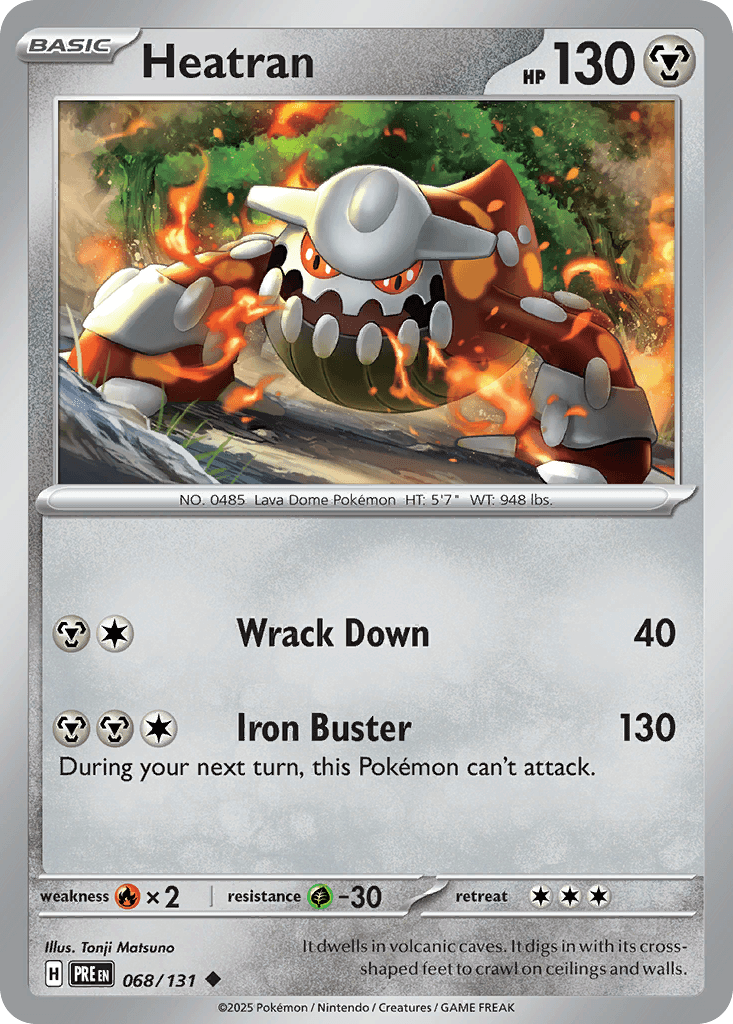 Heatran from Prismatic Evolutions
