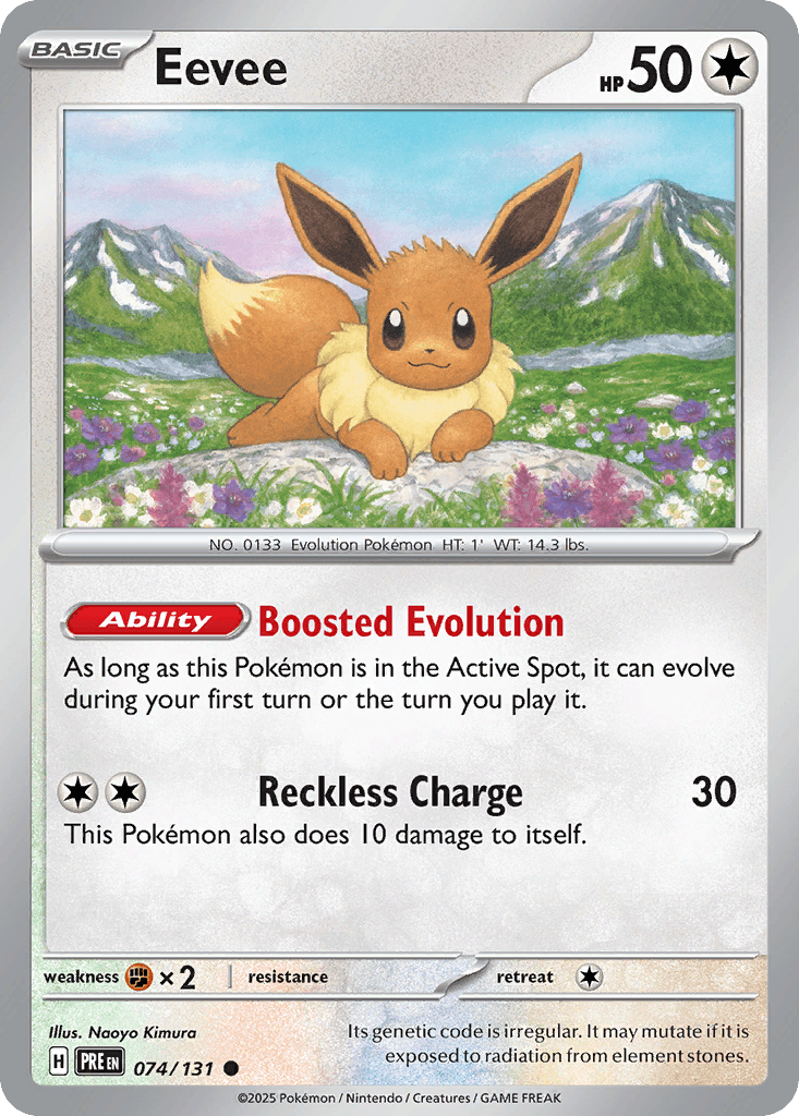 Eevee from Prismatic Evolutions
