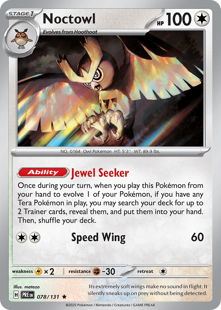 Noctowl from Prismatic Evolutions