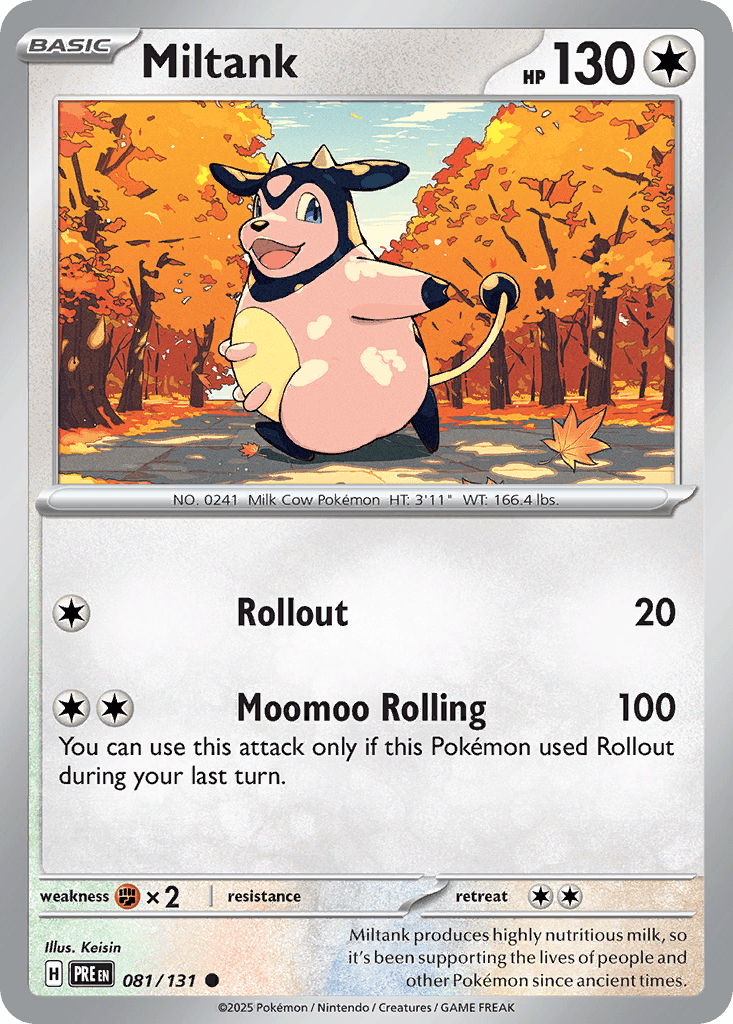 Miltank from Prismatic Evolutions