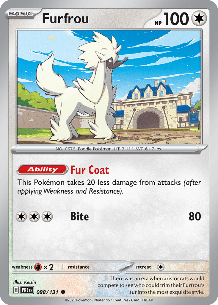 Furfrou from Prismatic Evolutions