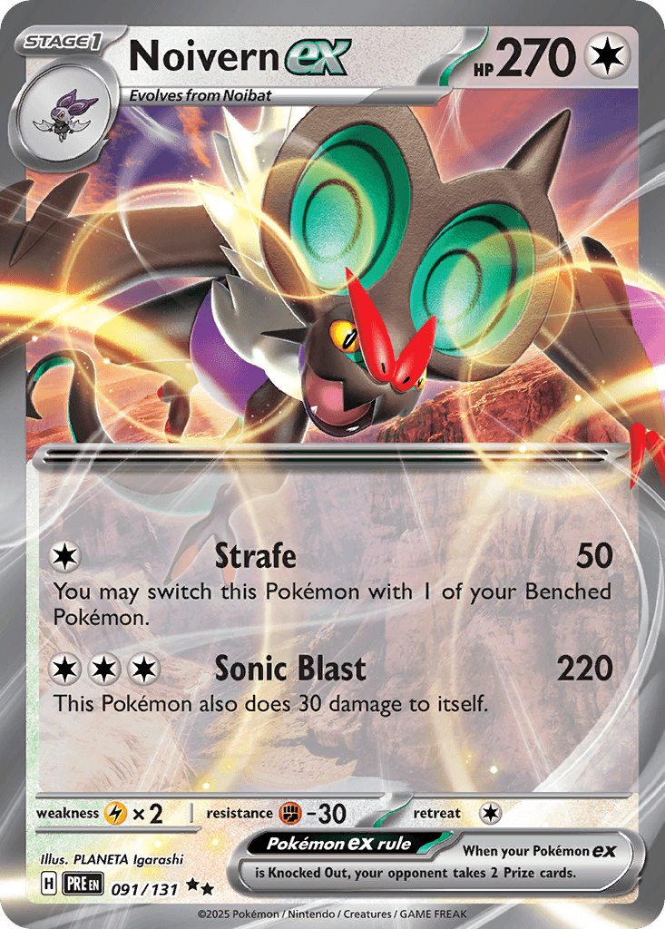 Noivern ex from Prismatic Evolutions