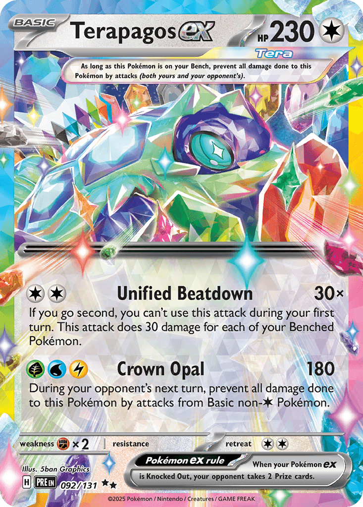 Terapagos ex from Prismatic Evolutions