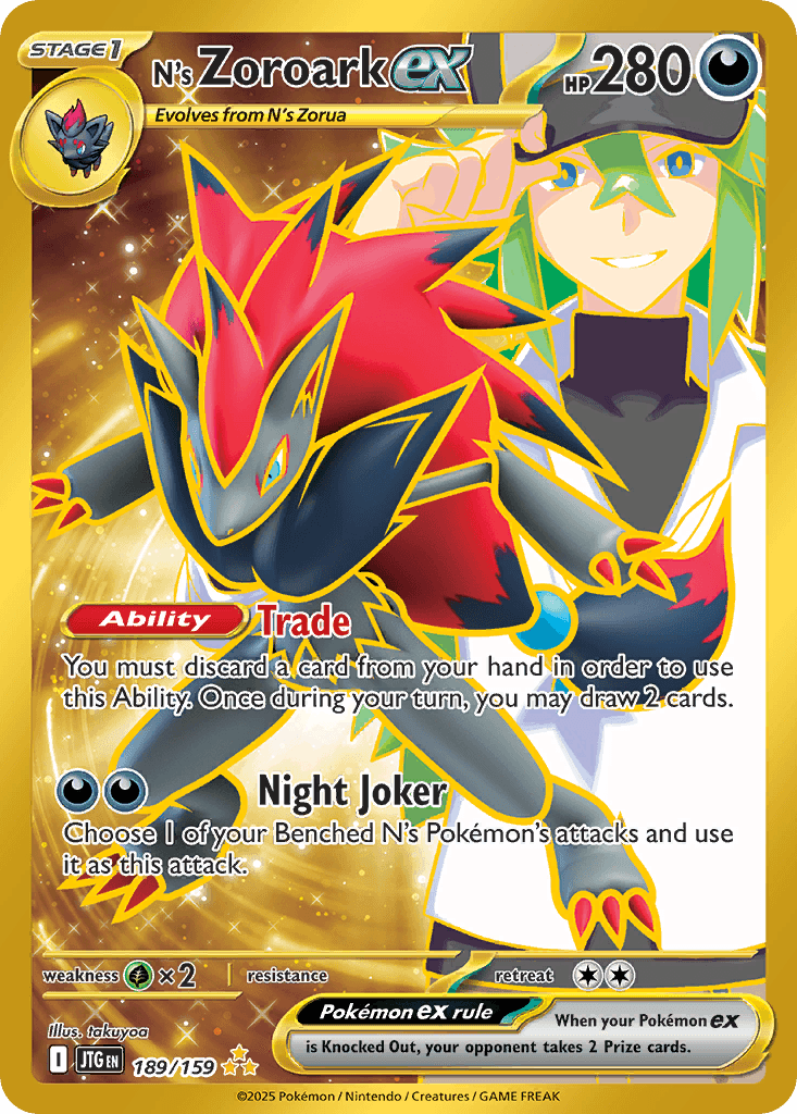 N's Zoroark ex from Journey Together
