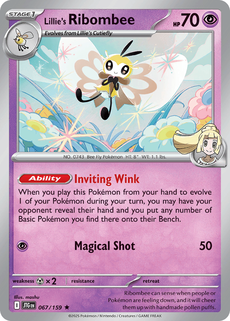 Lillie's Ribombee from Journey Together
