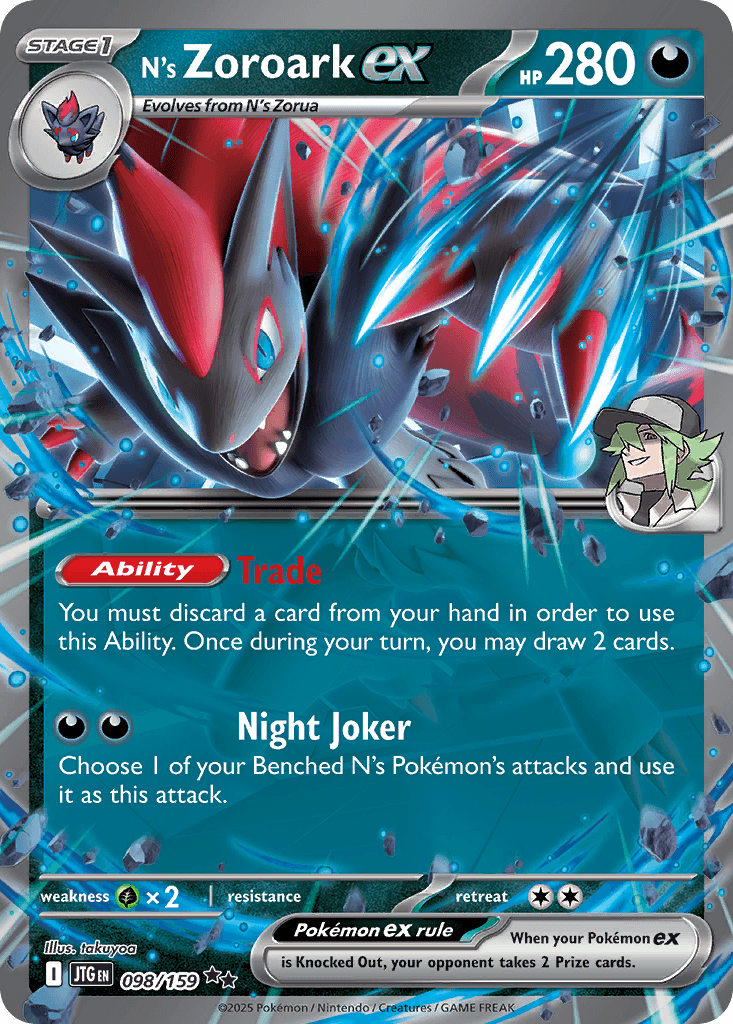 N's Zoroark ex from Journey Together