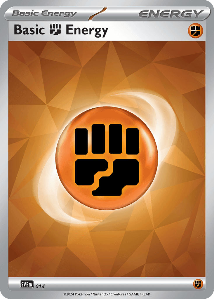 Basic Fighting Energy from Scarlet & Violet Energies