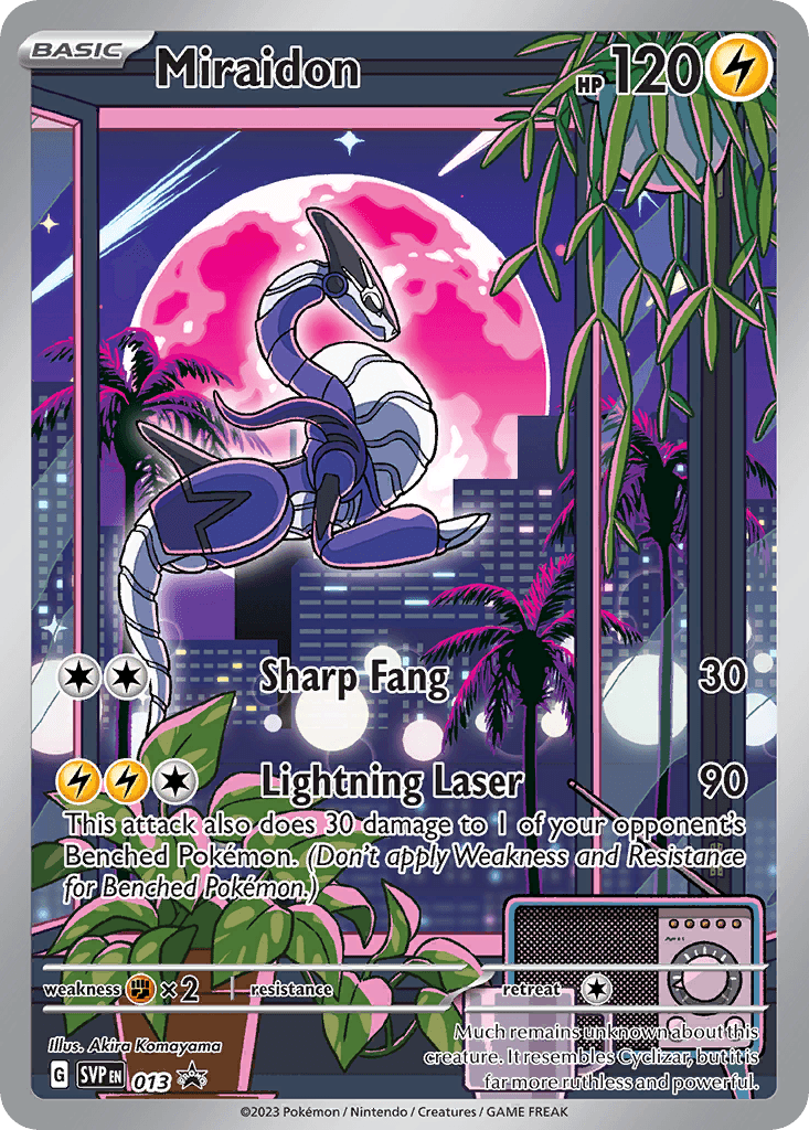 Miraidon from Scarlet & Violet Black Star Promos