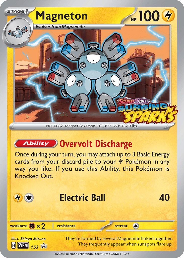 Magneton from Scarlet & Violet Black Star Promos