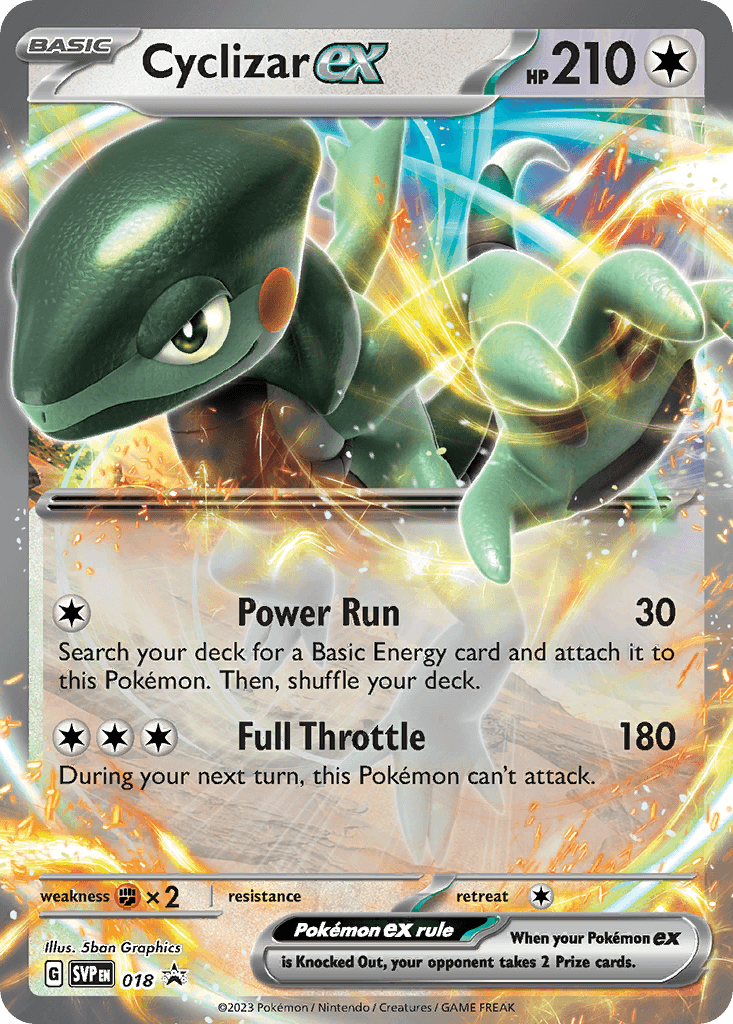 Cyclizar ex from Scarlet & Violet Black Star Promos