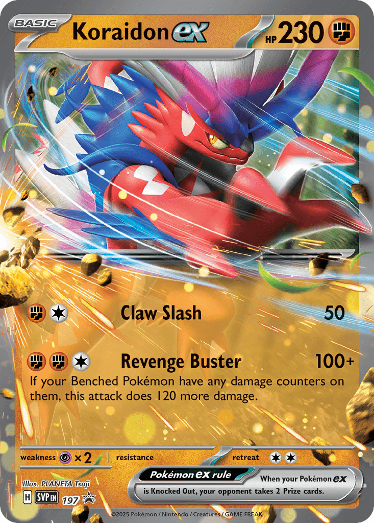 Koraidon ex from Scarlet & Violet Black Star Promos