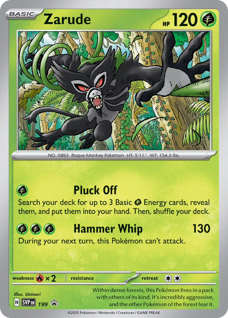 Zarude from Scarlet & Violet Black Star Promos