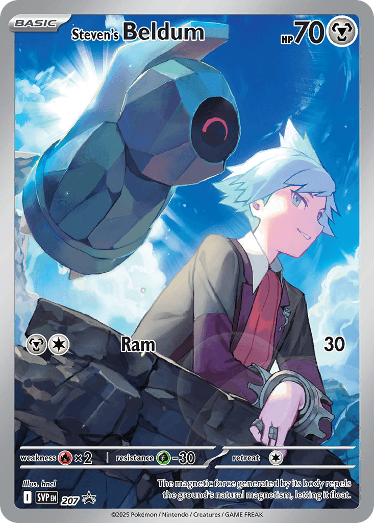 Steven's Beldum from Scarlet & Violet Black Star Promos