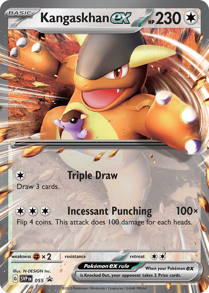 Kangaskhan ex from Scarlet & Violet Black Star Promos
