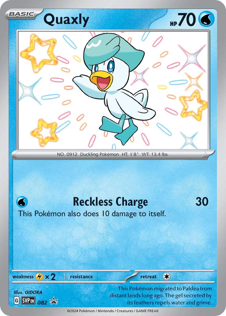 Quaxly from Scarlet & Violet Black Star Promos