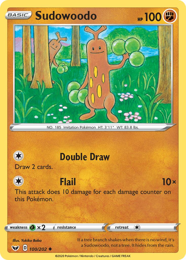 Sudowoodo from Sword & Shield