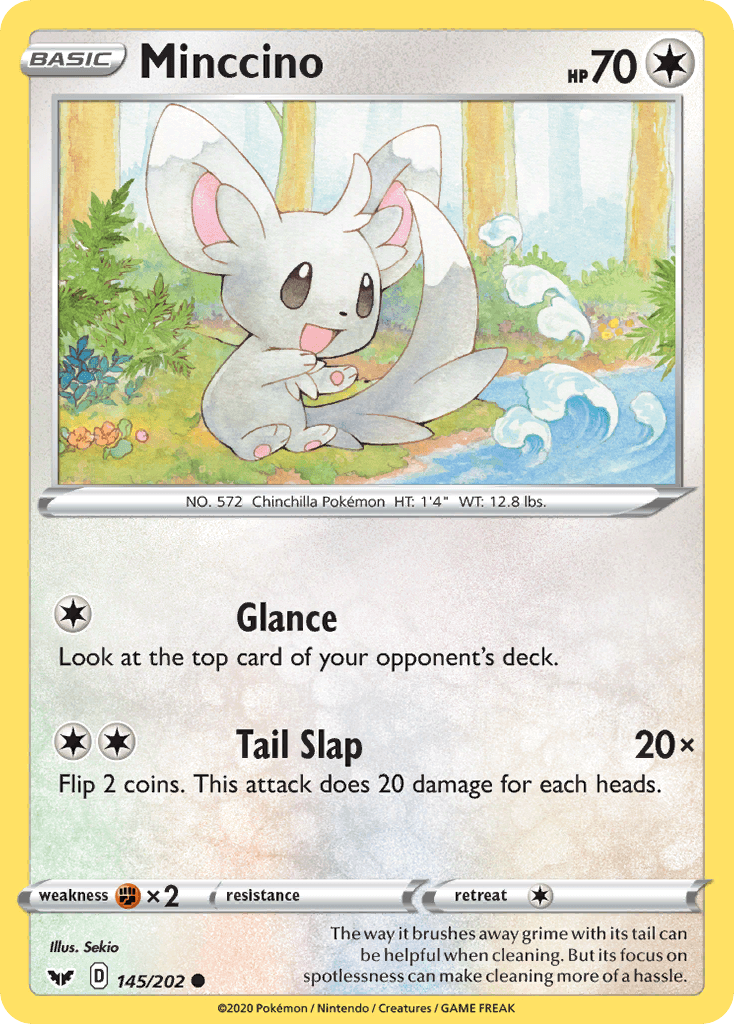 Minccino from Sword & Shield