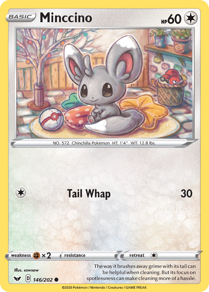 Minccino from Sword & Shield