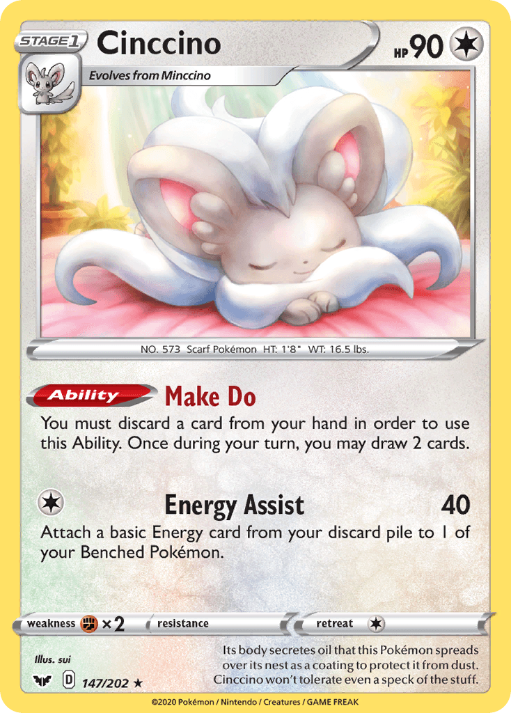 Cinccino from Sword & Shield
