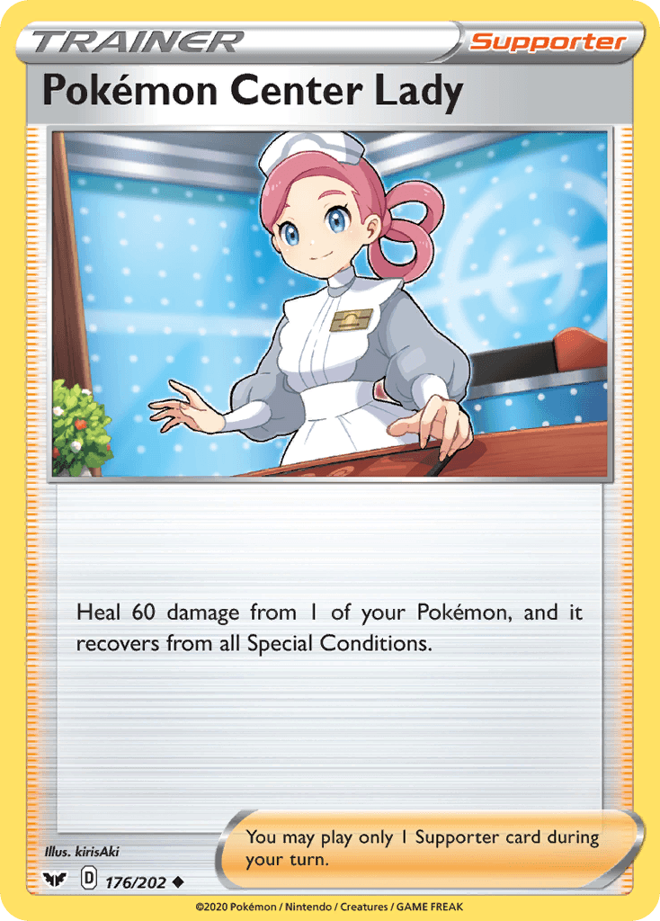 Pokémon Center Lady from Sword & Shield