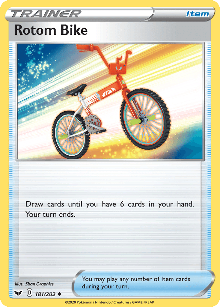 Rotom Bike from Sword & Shield