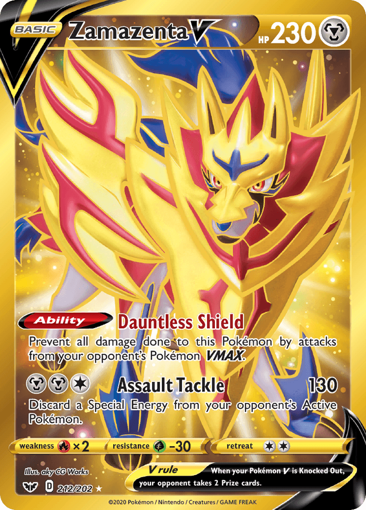 Zamazenta V from Sword & Shield
