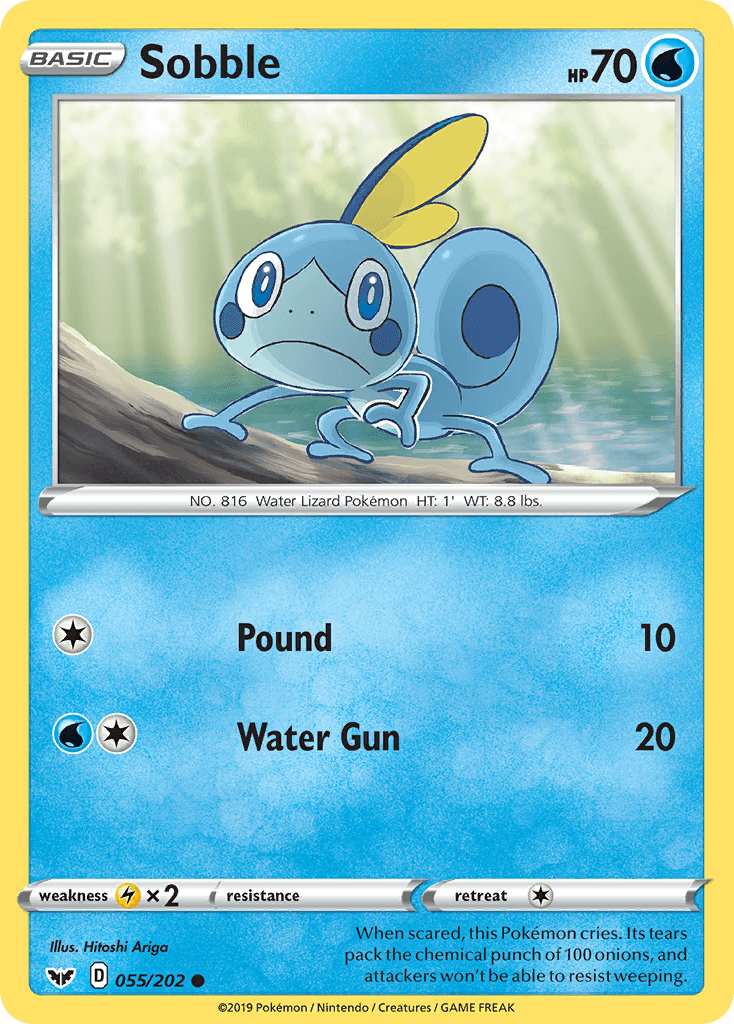 Sobble from Sword & Shield