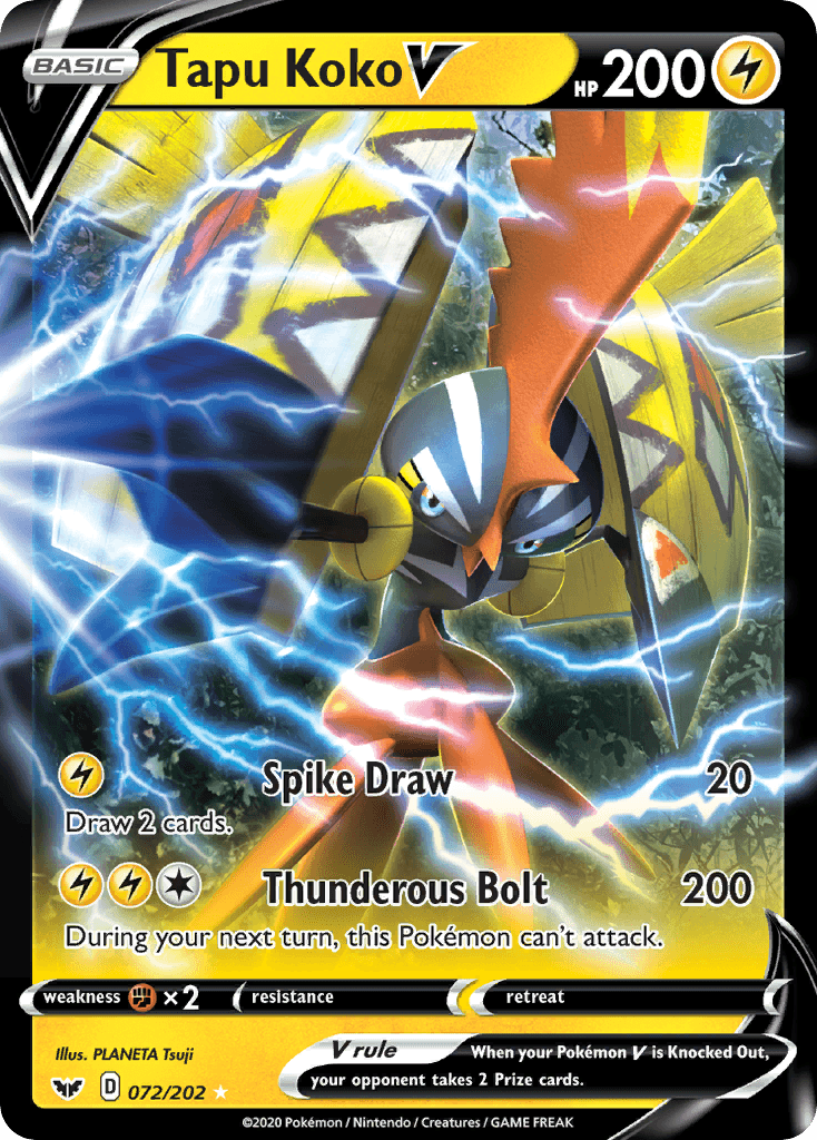 Tapu Koko V from Sword & Shield