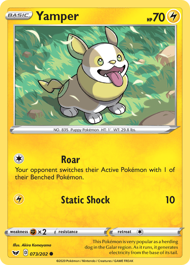 Yamper from Sword & Shield