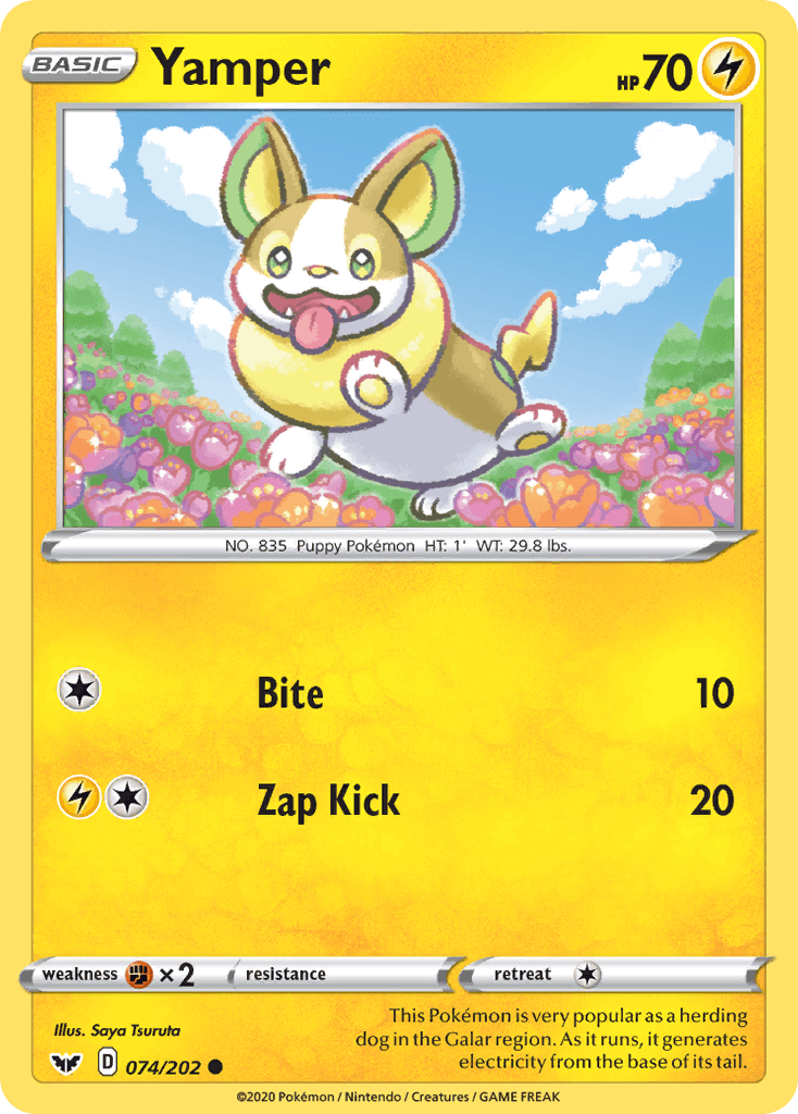 Yamper from Sword & Shield