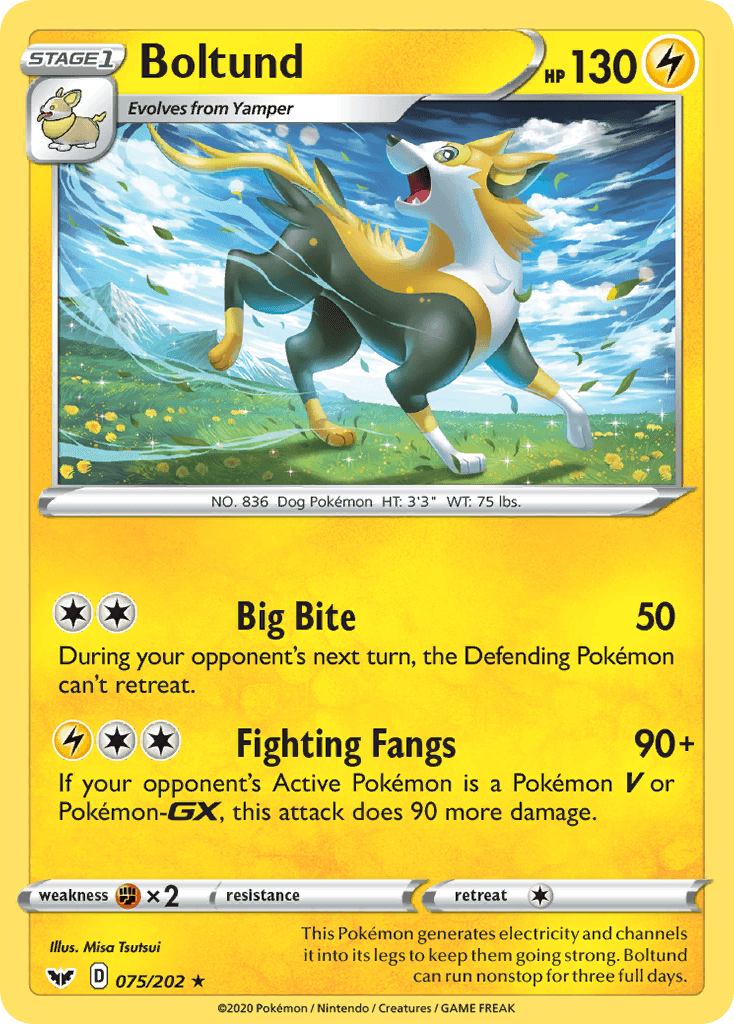 Boltund from Sword & Shield