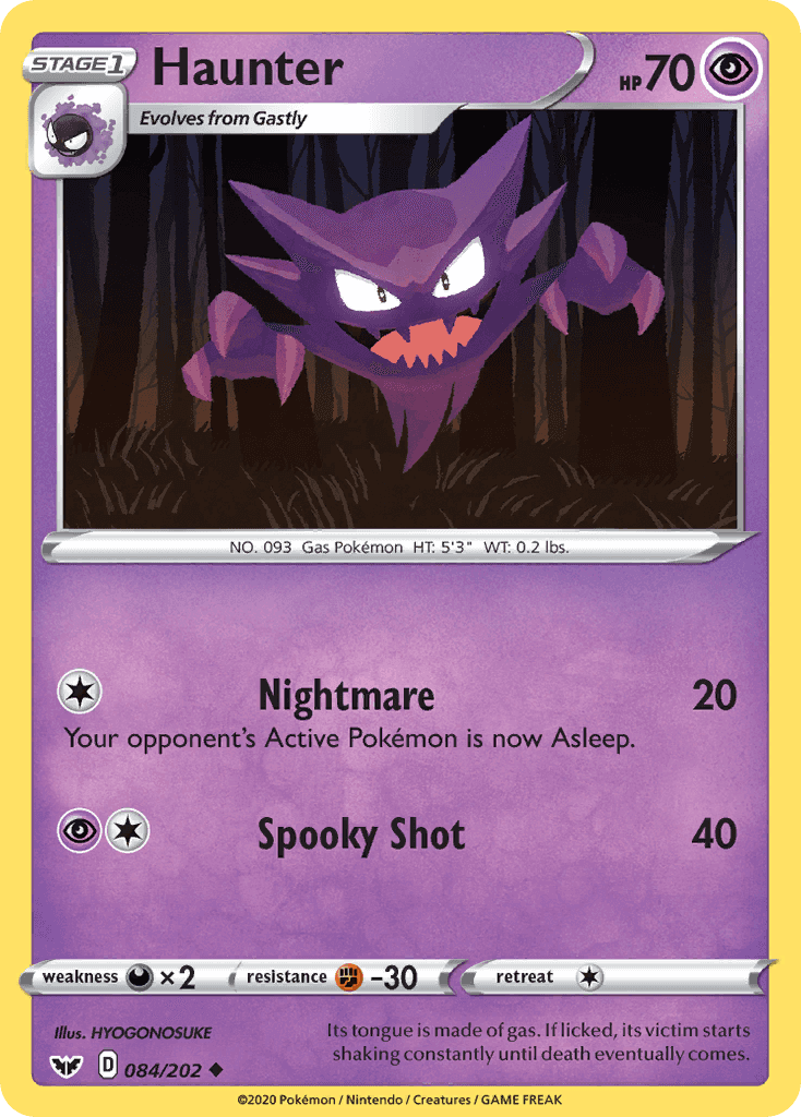 Haunter from Sword & Shield