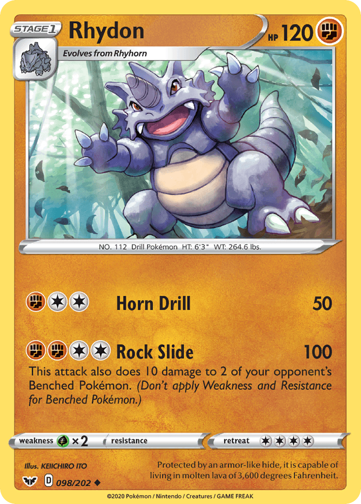 Rhydon from Sword & Shield