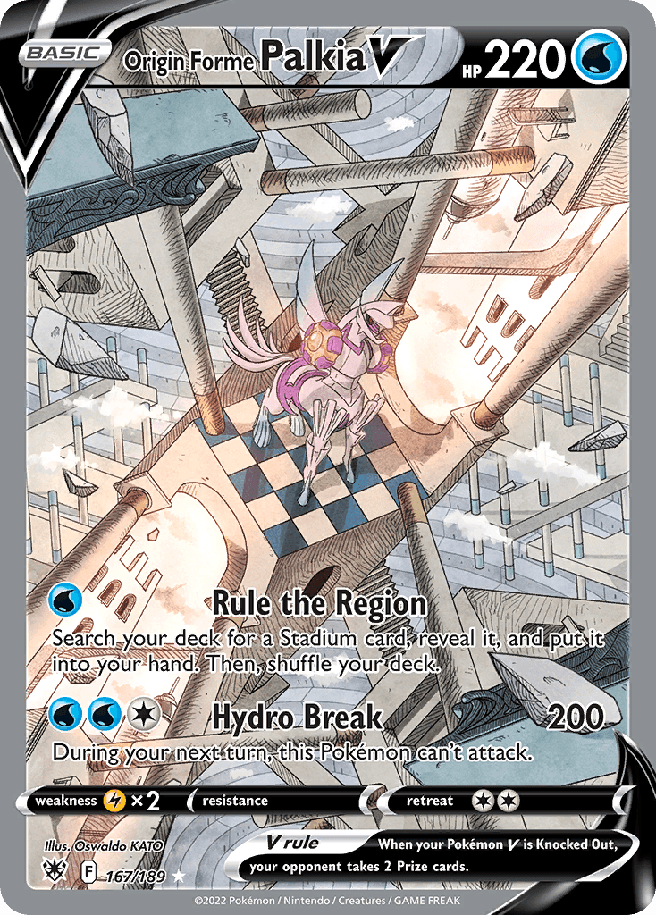 Origin Forme Palkia V from Astral Radiance