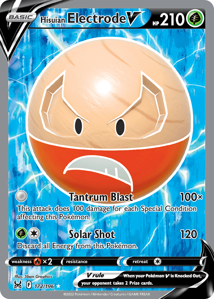 Hisuian Electrode V from Lost Origin