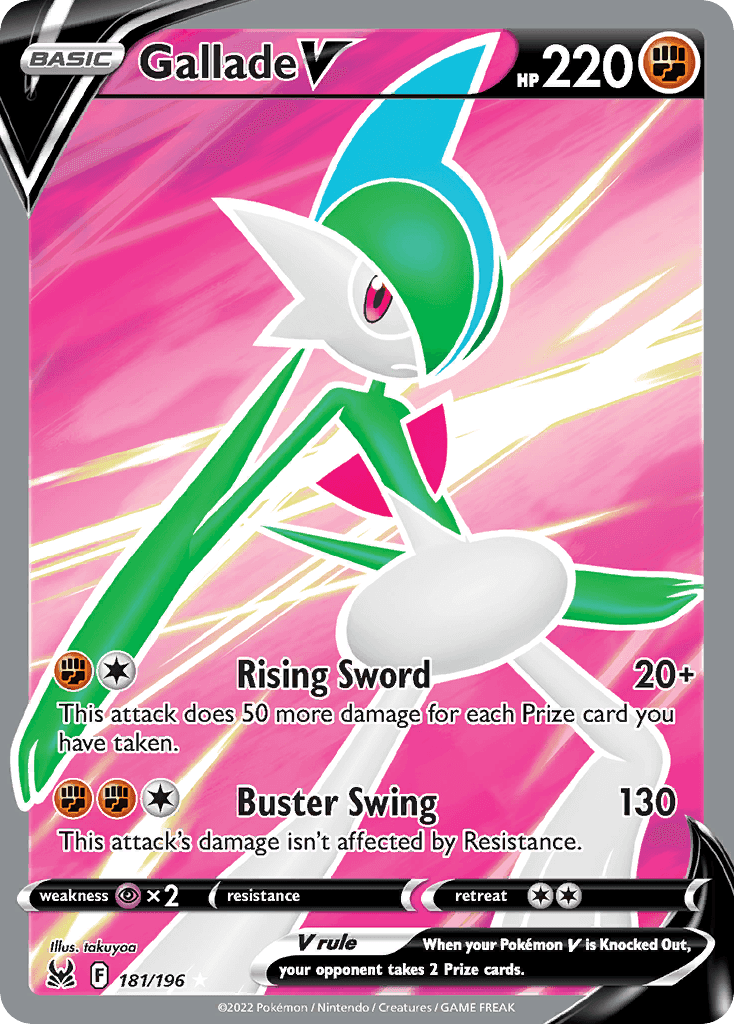 Gallade V from Lost Origin