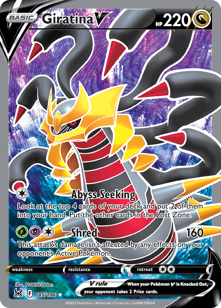 Giratina V from Lost Origin