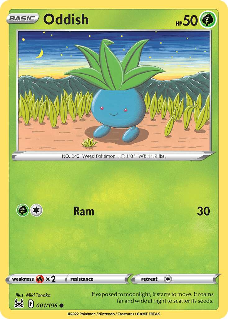Oddish from Lost Origin