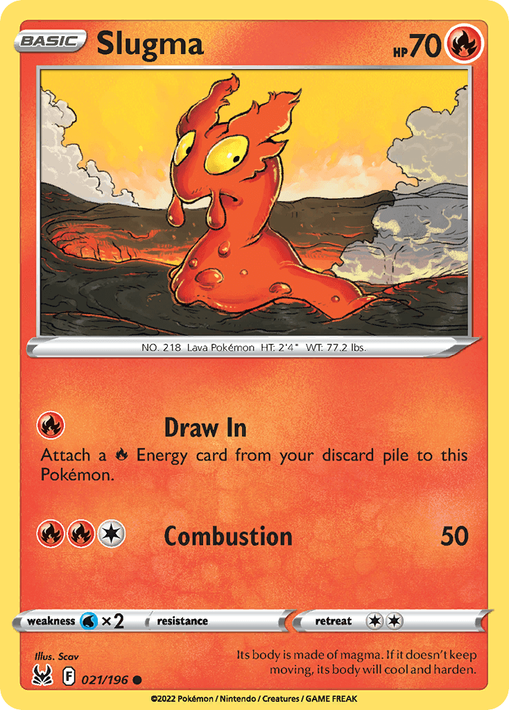 Slugma from Lost Origin