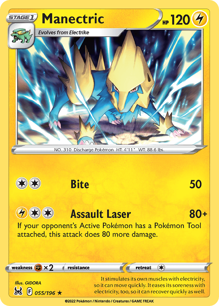 Manectric from Lost Origin