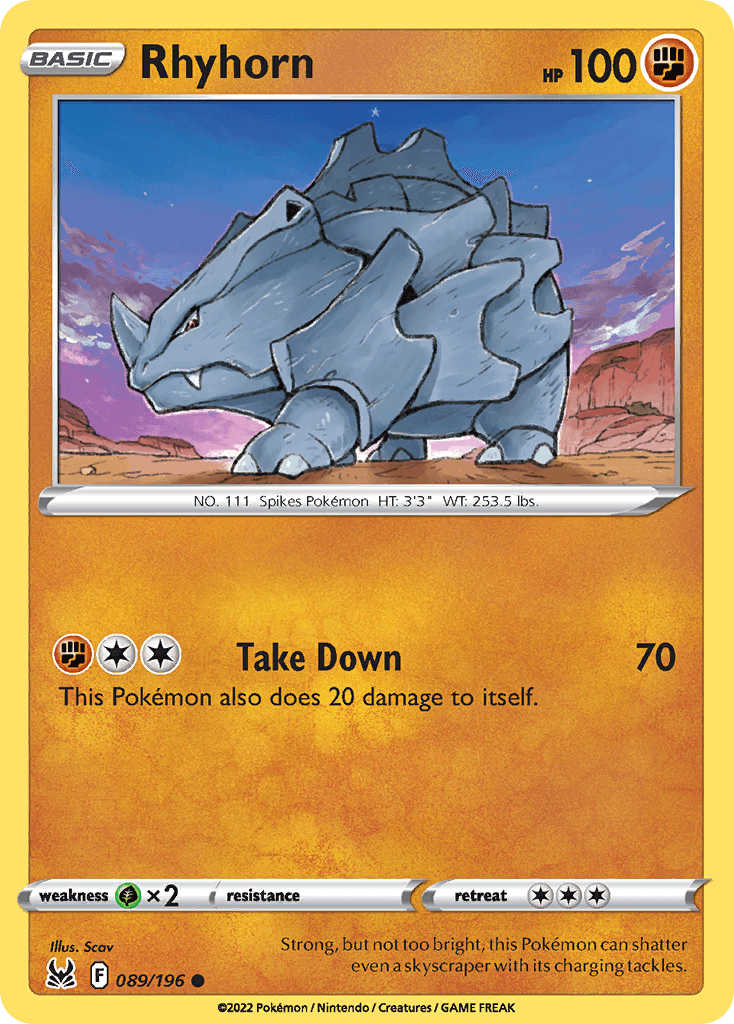 Rhyhorn from Lost Origin