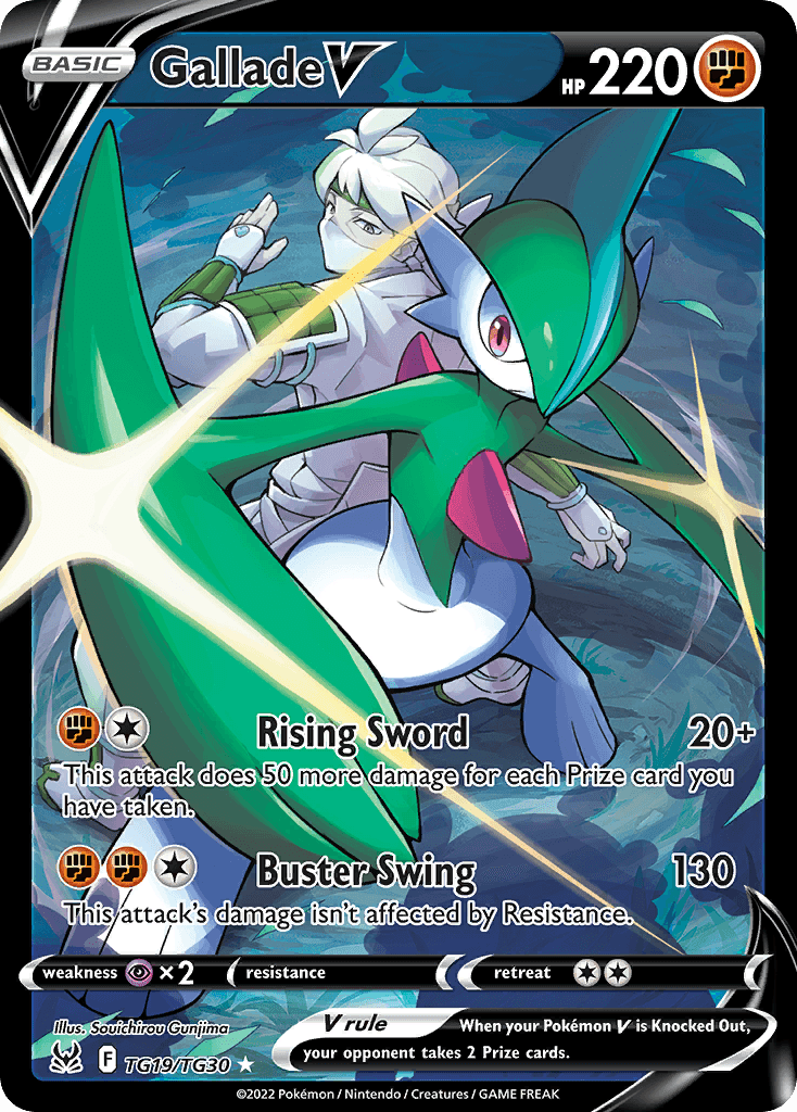 Gallade V from Lost Origin