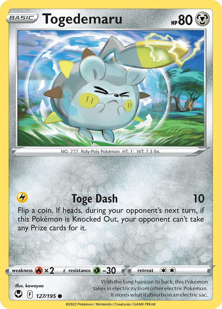 Togedemaru from Silver Tempest